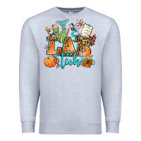 Heather Grey lab tech fall Premium Sweatshirt - AdoDesignShop