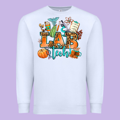 Lab Tech Fall Premium Sweatshirt Designed By Adodesignshop