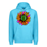 Ocean Blue halloween sunflower Premium Hoodie - Jasminsmagicworld