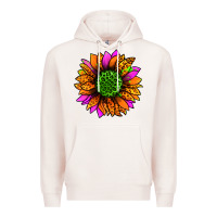 Pale Pink halloween sunflower Premium Hoodie - Jasminsmagicworld