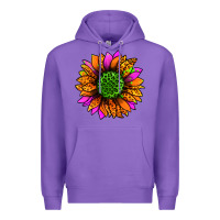 Purple halloween sunflower Premium Hoodie - Jasminsmagicworld