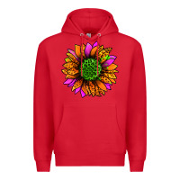 Red halloween sunflower Premium Hoodie - Jasminsmagicworld