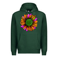 Sports Green halloween sunflower Premium Hoodie - Jasminsmagicworld