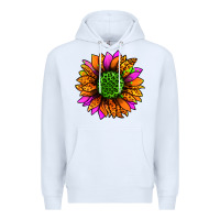 White halloween sunflower Premium Hoodie - Jasminsmagicworld