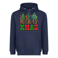 Navy merry xmas Heavyweight Hoodie - FaDigitalArtStudio