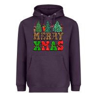 Plum merry xmas Heavyweight Hoodie - FaDigitalArtStudio
