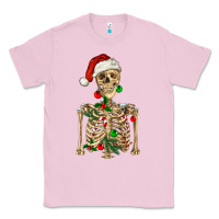 Bubblegum Pink Christmas Skeleton Classic Tee - RanaPortraitStore