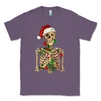 Lavender Christmas Skeleton Classic Tee - RanaPortraitStore