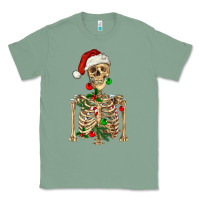Sage Christmas Skeleton Classic Tee - RanaPortraitStore