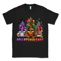 Black happy hallothanksmas Classic Tee - FaDigitalArtStudio