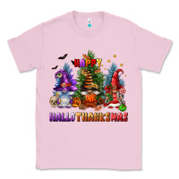 Bubblegum Pink happy hallothanksmas Classic Tee - FaDigitalArtStudio