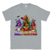 Heather Grey happy hallothanksmas Classic Tee - FaDigitalArtStudio