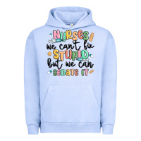 Pigment Grape Ice nurses we cant fix stupid Urban Hoodie - MaliasSmallBusiness