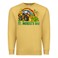 Antique Gold i dig st patrick s day bulldozer Premium Sweatshirt - JahusDesignShop