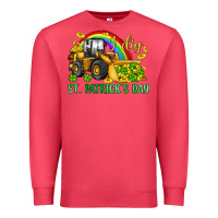 Cardinal i dig st patrick s day bulldozer Premium Sweatshirt - JahusDesignShop