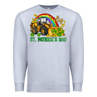 Heather Grey i dig st patrick s day bulldozer Premium Sweatshirt - JahusDesignShop