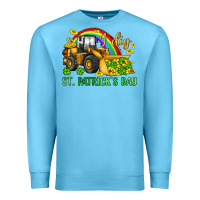 Ocean Blue i dig st patrick s day bulldozer Premium Sweatshirt - JahusDesignShop