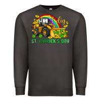 Smoke i dig st patrick s day bulldozer Premium Sweatshirt - JahusDesignShop