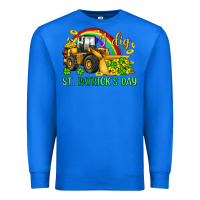 True Royal i dig st patrick s day bulldozer Premium Sweatshirt - JahusDesignShop