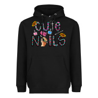 Black cute nails Heavyweight Hoodie - CowhideDigitalArt