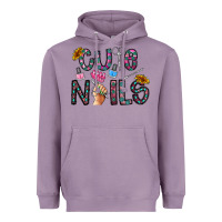 Lavender cute nails Heavyweight Hoodie - CowhideDigitalArt