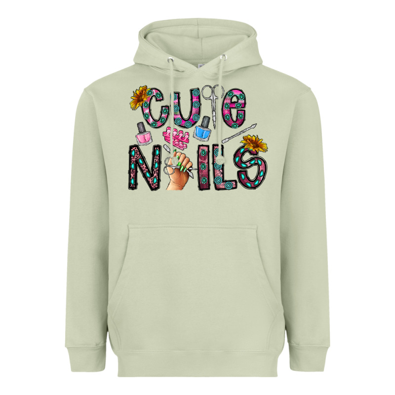 Cute Nails Heavyweight Hoodie by CowhideDigitalArt | Teevron