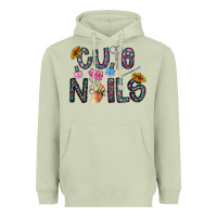 Matcha cute nails Heavyweight Hoodie - CowhideDigitalArt