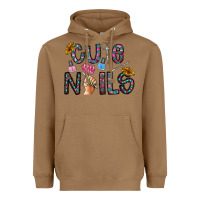 Toasted Coconut cute nails Heavyweight Hoodie - CowhideDigitalArt
