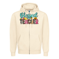 Sandshell blessed teacher Zipper Hoodie - Zillion Design Studio