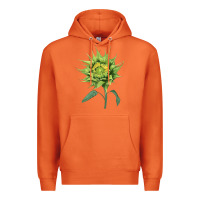 Carrot sun fill green green sunflower Premium Hoodie - LillyAllenDesigns