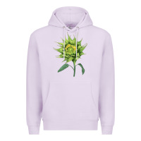 Lilac sun fill green green sunflower Premium Hoodie - LillyAllenDesigns