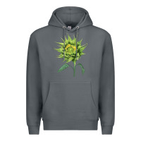 Rock sun fill green green sunflower Premium Hoodie - LillyAllenDesigns