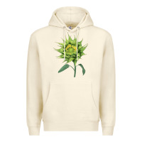 Sandshell sun fill green green sunflower Premium Hoodie - LillyAllenDesigns