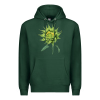 Sports Green sun fill green green sunflower Premium Hoodie - LillyAllenDesigns