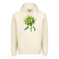 Tofu sun fill green green sunflower Premium Hoodie - LillyAllenDesigns