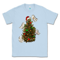 Dusty Blue christmas spirits Classic Tee - RanaPortraitStore