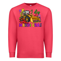 Cardinal i dig mardi gras bulldozer Premium Sweatshirt - JahusDesignShop