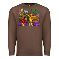Chestnut i dig mardi gras bulldozer Premium Sweatshirt - JahusDesignShop