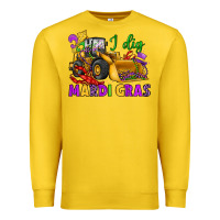 Lemon i dig mardi gras bulldozer Premium Sweatshirt - JahusDesignShop