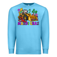 Ocean Blue i dig mardi gras bulldozer Premium Sweatshirt - JahusDesignShop