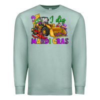 Seafoam i dig mardi gras bulldozer Premium Sweatshirt - JahusDesignShop