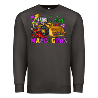 Smoke i dig mardi gras bulldozer Premium Sweatshirt - JahusDesignShop