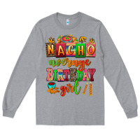 Heather Grey nacho average speech therapist Long Sleeve Tee - AdoDesignShop