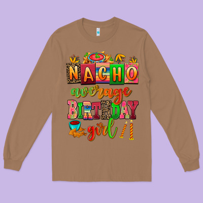 Nacho Average Speech Therapist Long Sleeve Tee Designed By Adodesignshop