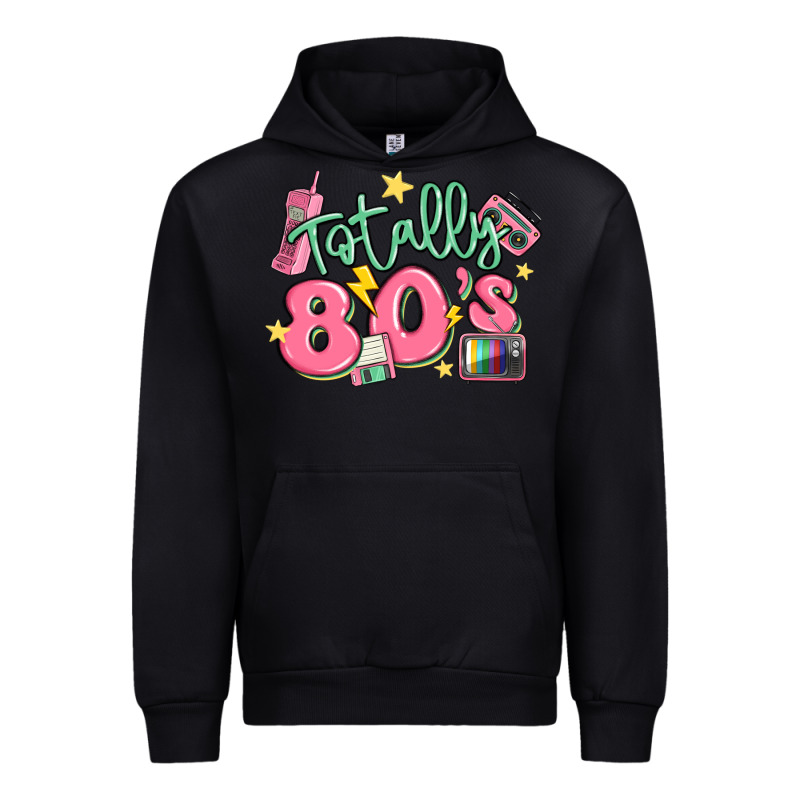 Totally 80s Retro Vintage Urban Hoodie by MaliasSmallBusiness | Teevron