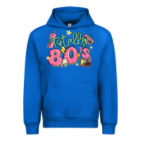 Cobalt totally 80s retro vintage Urban Hoodie - MaliasSmallBusiness