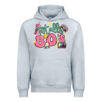 Heather Grey totally 80s retro vintage Urban Hoodie - MaliasSmallBusiness