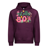 Mauve Wine totally 80s retro vintage Urban Hoodie - MaliasSmallBusiness