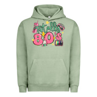 Pigment Oil Green totally 80s retro vintage Urban Hoodie - MaliasSmallBusiness