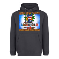 Smoke all American girl Heavyweight Hoodie - HRA Design Shop